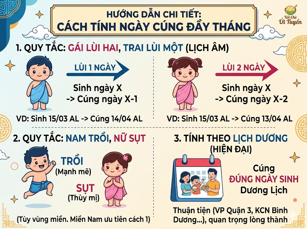 Hướng dẫn chi tiết cách tính ngày giờ cúng đầy tháng cho bé trai và bé gái từ chuyên gia 2 Gemini AI 1777192966703 2